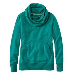 Llbean funnel neck sweatshirt with front pocket XL